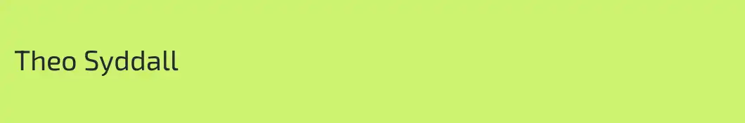 Theo Syddall